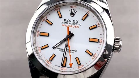 rolex milgauss movement review|rolex milgauss women's.